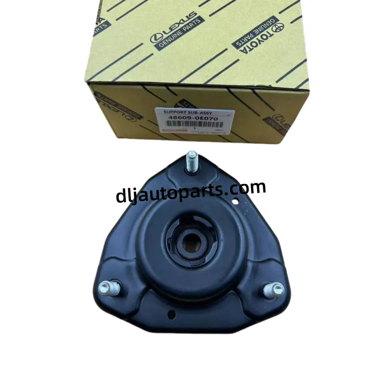 Mownt Strut Car o Ansawdd Uchel OEM 48609-0E070 Ar gyfer TOYOTA HIGHLANDER ASU5*, GSU55 Top Rubber Strut Mount